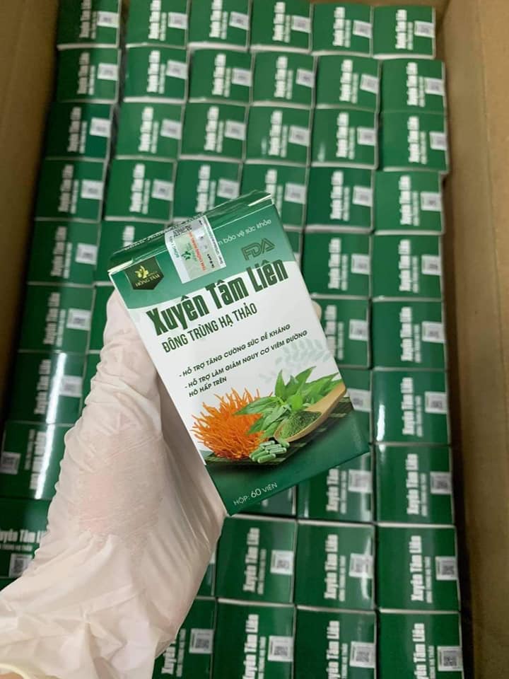 Viên uống Xuyên Tâm Liên Đông Trùng Hạ Thảo Đông Y Hồng Tâm Công trình nghiên cứu đột phá Tăng miễn dịch cơ thể Viên uống Xuyên Tâm Liên Đông Trùng Hạ Thảo Đông Y Hồng Tâm Công trình nghiên cứu đột phá Tăng miễn dịch cơ thể