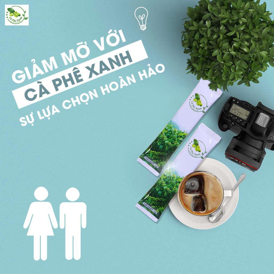 Mỡ thừa lâu năm hay hay bụng bia thì cứ Cà Phê Xanh lo nhé