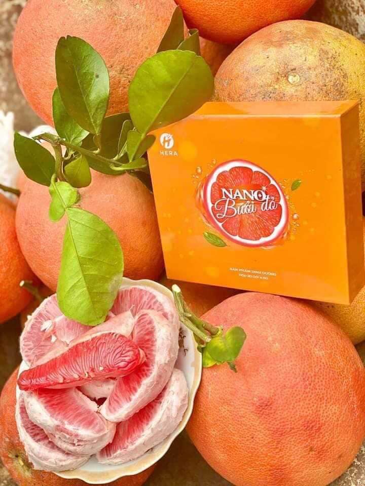 Giảm Cân Nano Bưởi Đỏ Hera đẹp dáng sáng da tăng cường sức đề kháng