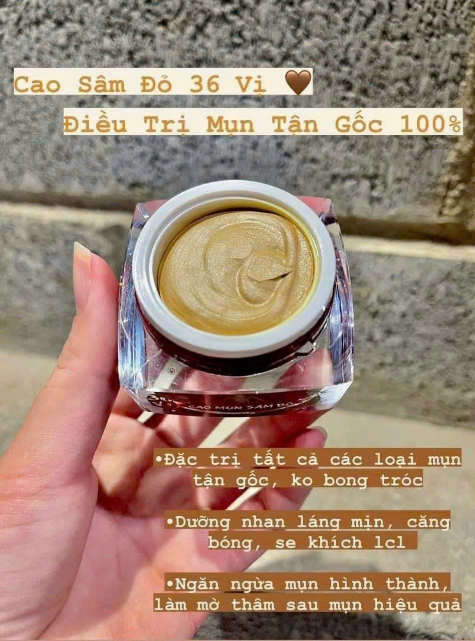 Cao Mụn Sâm Đỏ 36 Vị MeeA Organic Loại Lớn 15g Cao Mụn Sâm Đỏ 36 Vị MeeA Organic Loại Lớn 15g