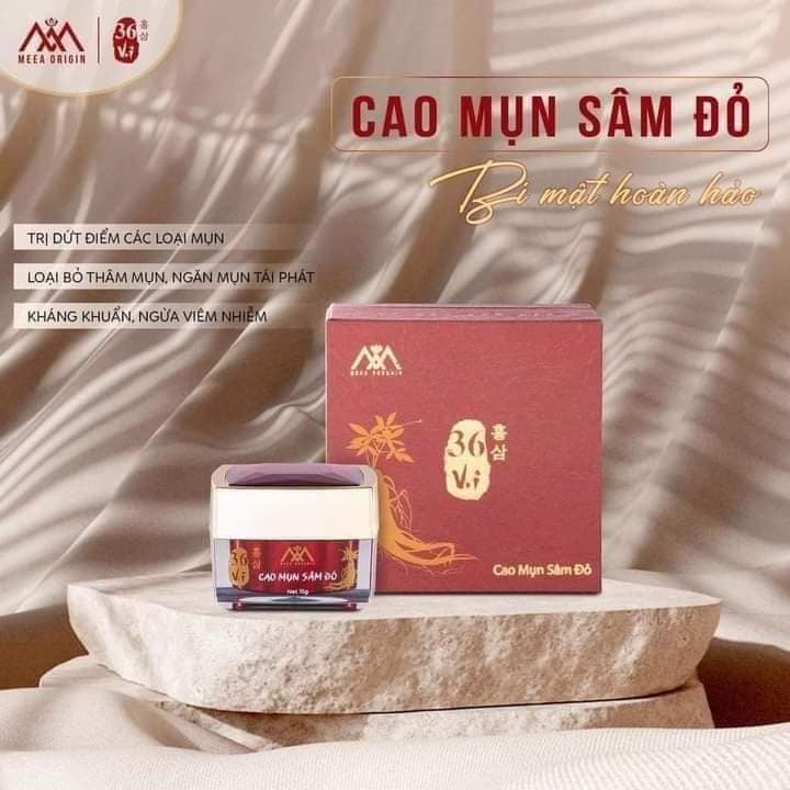 Cao Mụn Sâm Đỏ 36 Vị MeeA Organic Loại Lớn 15g Cao Mụn Sâm Đỏ 36 Vị MeeA Organic Loại Lớn 15g