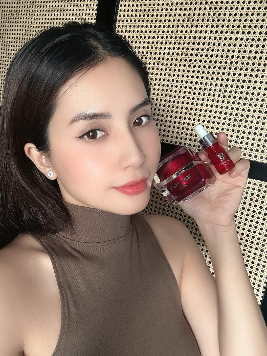 Combo Lựu Đỏ Kem Nám Melasma Và Serum Giảm Nám MD Beauty