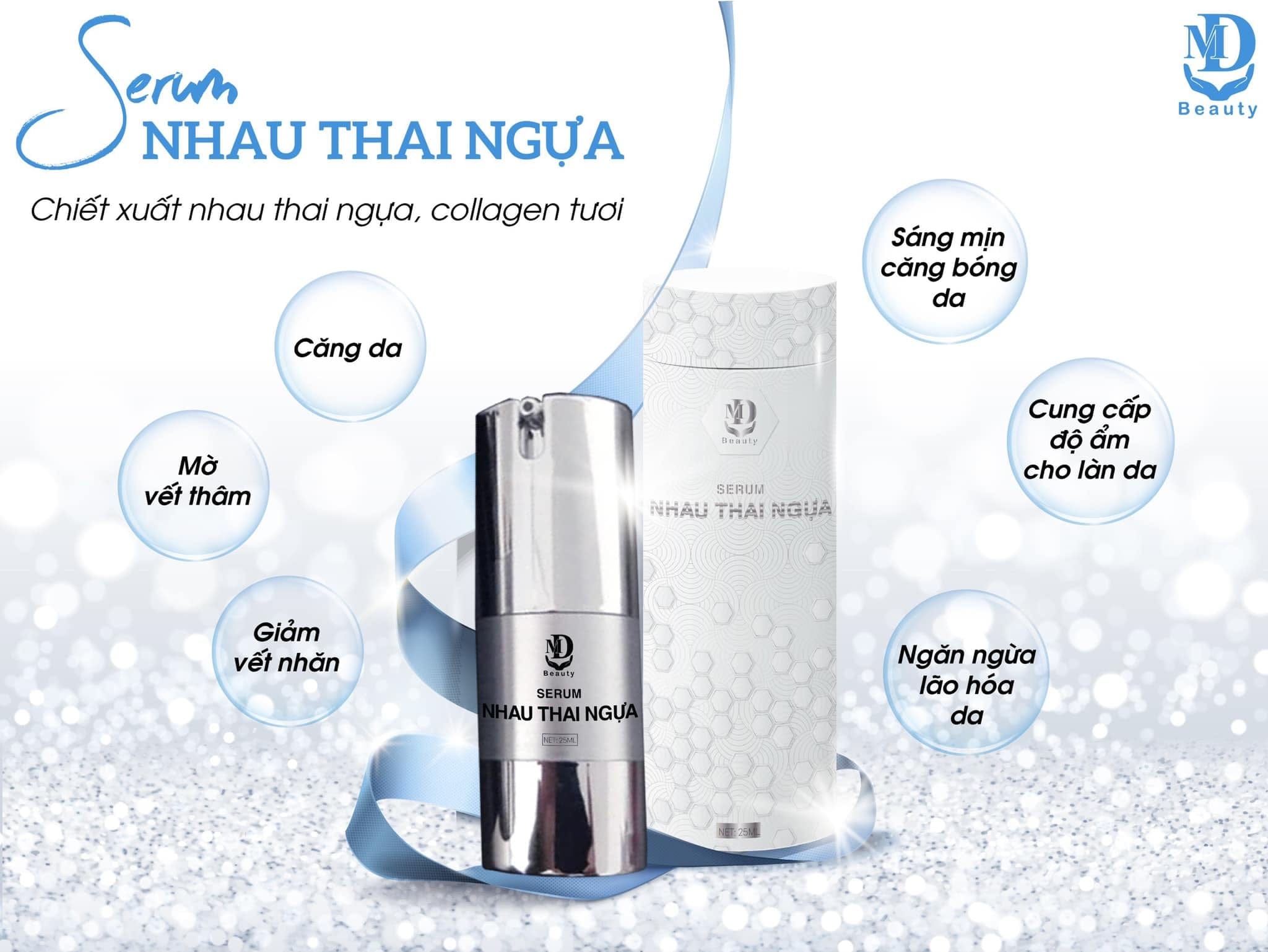 Serum Nhau Thai Ngựa MD Beauty Mê chữ Ê kéo dài các nàng ơi Serum Nhau Thai Ngựa MD Beauty Mê chữ Ê kéo dài các nàng ơi