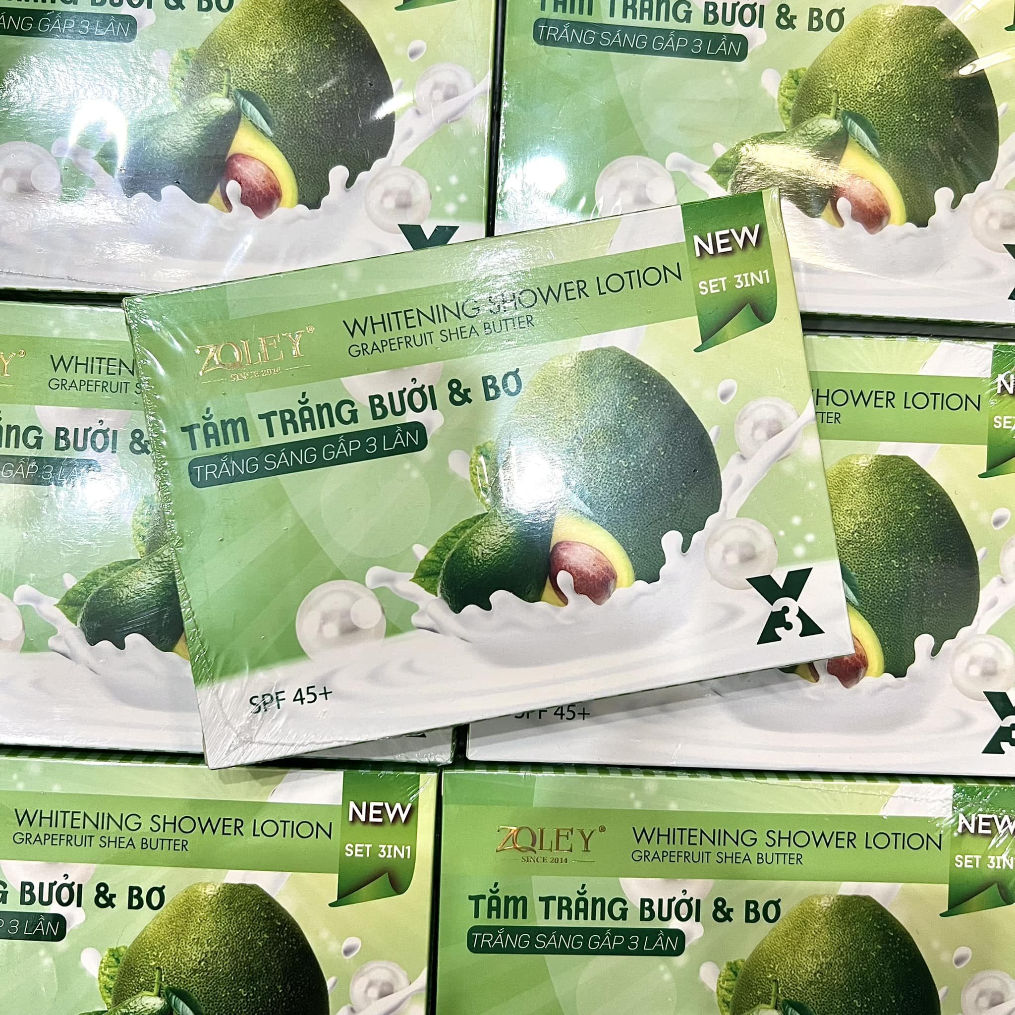 Tắm Trắng Bưởi Bơ ZoLey 3 in 1 Trắng sáng gấp 3 lần Tắm Trắng Bưởi Bơ ZoLey 3 in 1 Trắng sáng gấp 3 lần