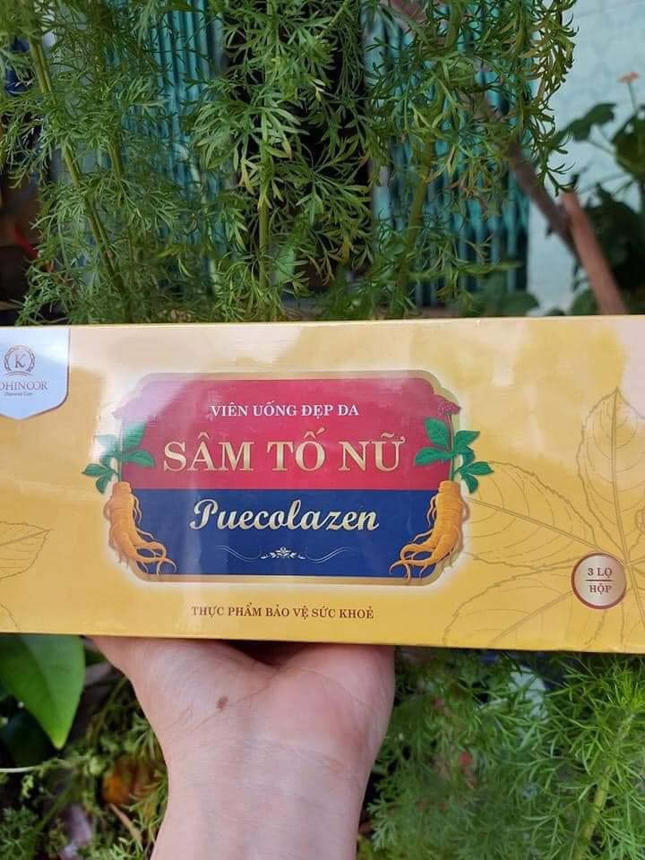 Viên Uống Sâm Tố Nữ Collagen Puecolazen phục hồi sắc xuân Viên Uống Sâm Tố Nữ Collagen Puecolazen phục hồi sắc xuân