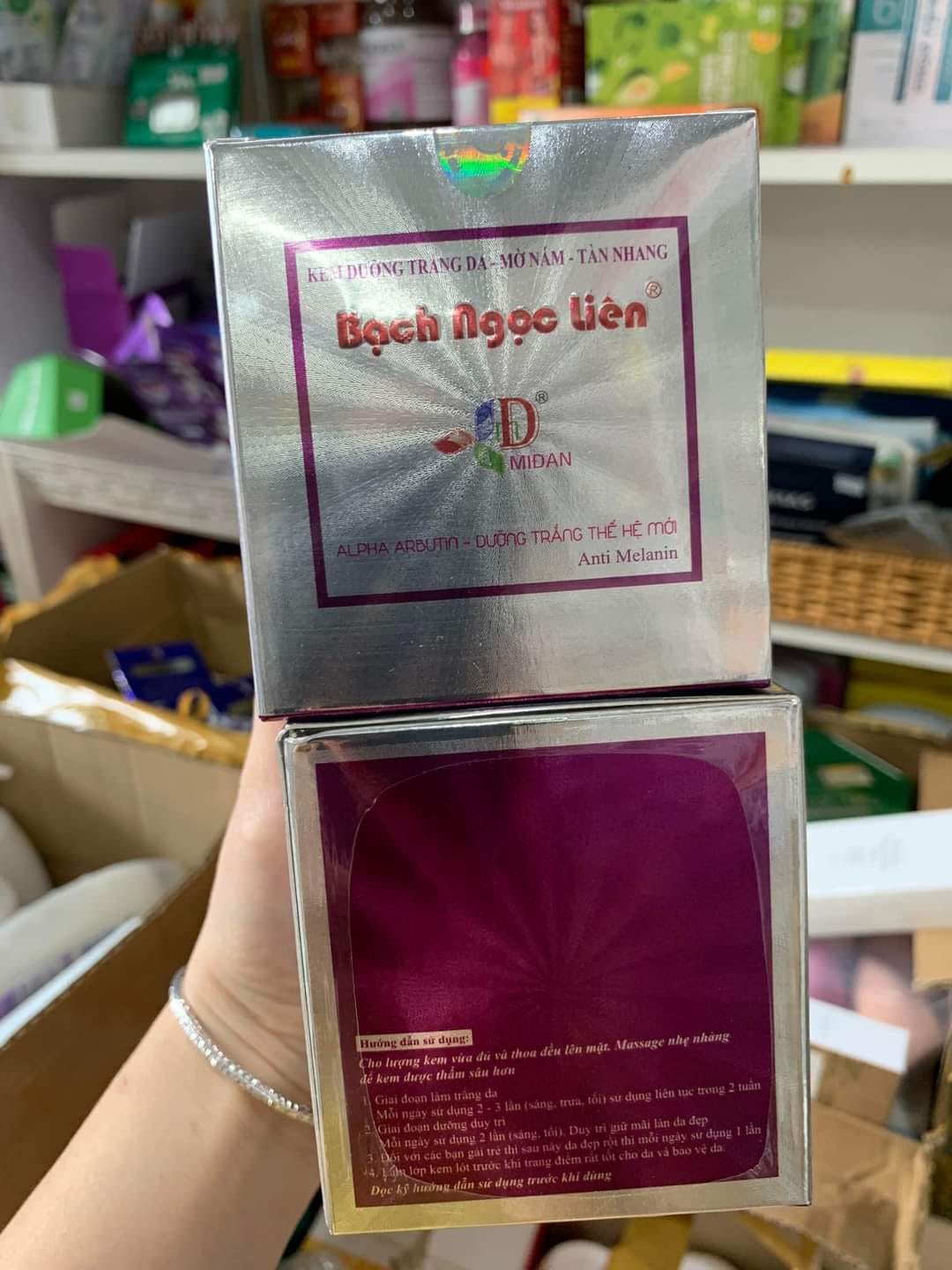 Kem Face Bạch Ngọc Liên 20g Dưỡng Trắng Da Mờ Nám Kem Face Bạch Ngọc Liên 20g Dưỡng Trắng Da Mờ Nám