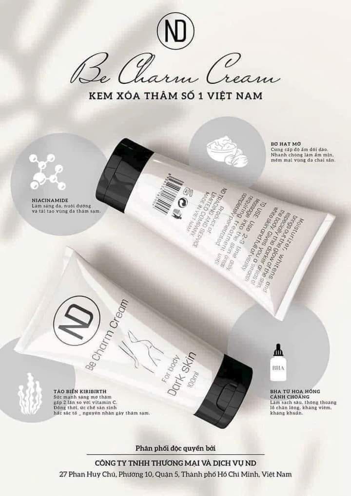 Kem Giảm Thâm Body Be Charm Cream 6 In 1 Kem Giảm Thâm Body Be Charm Cream 6 In 1