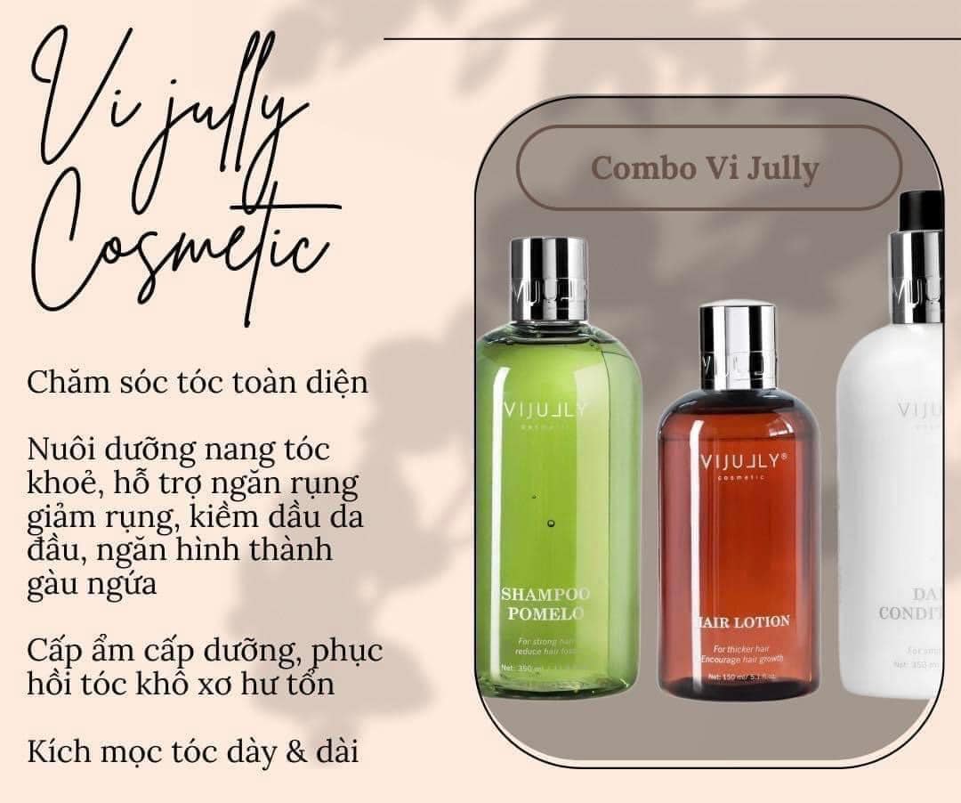 Combo Dầu Gội Xả Xịt Bưởi Vijully Phiên Bản Mới Combo Dầu Gội Xả Xịt Bưởi Vijully Phiên Bản Mới