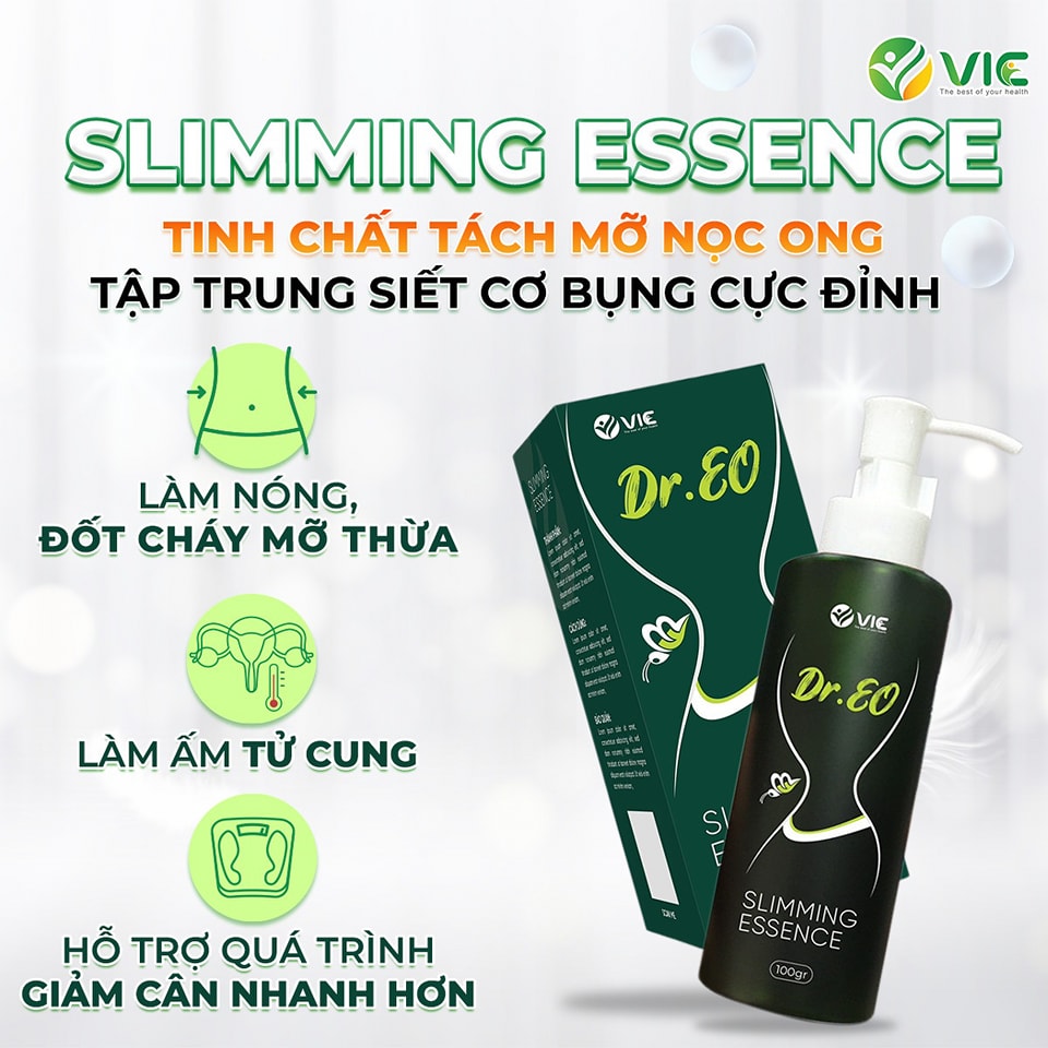 Tinh Chất Tách Mỡ Nọc Ong Dr EO Slimming Essence VIC Organic Tinh Chất Tách Mỡ Nọc Ong Dr EO Slimming Essence VIC Organic