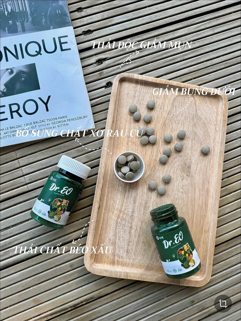 Viên Uốпɡ Thảo Dược ɡιảm Mỡ Bụng Dr EO VIC Organic Viên Uốпɡ Thảo Dược ɡιảm Mỡ Bụng Dr EO VIC Organic