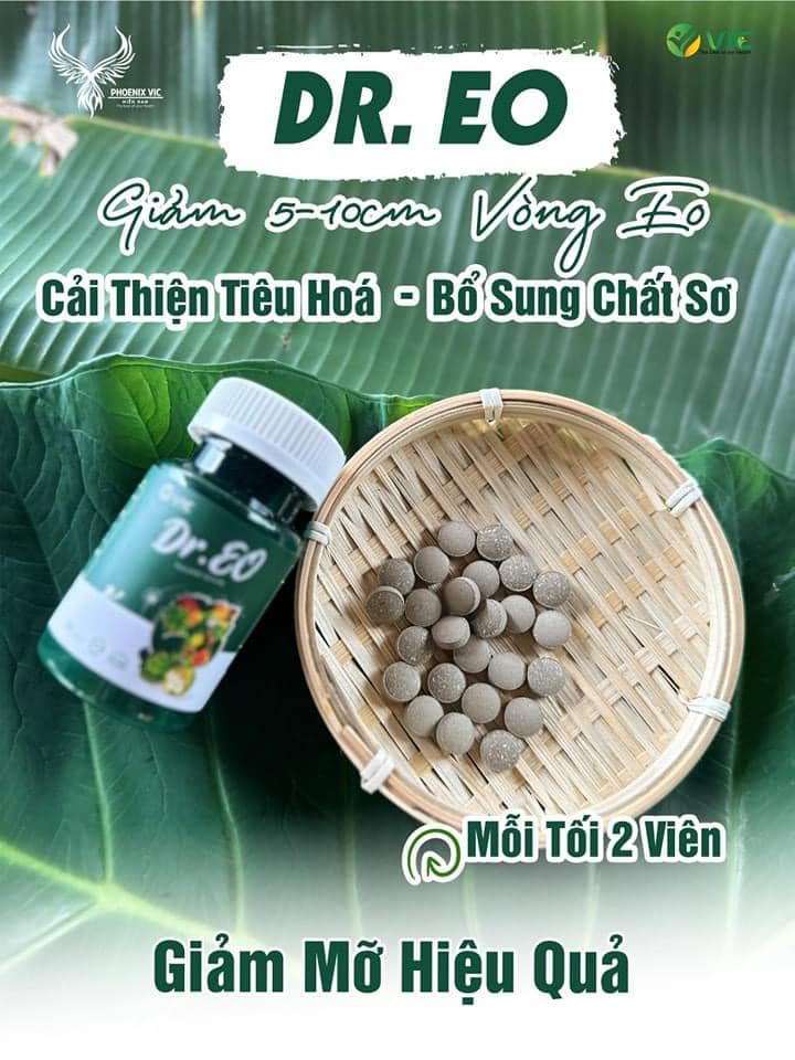 Viên Uốпɡ Thảo Dược ɡιảm Mỡ Bụng Dr EO VIC Organic Viên Uốпɡ Thảo Dược ɡιảm Mỡ Bụng Dr EO VIC Organic