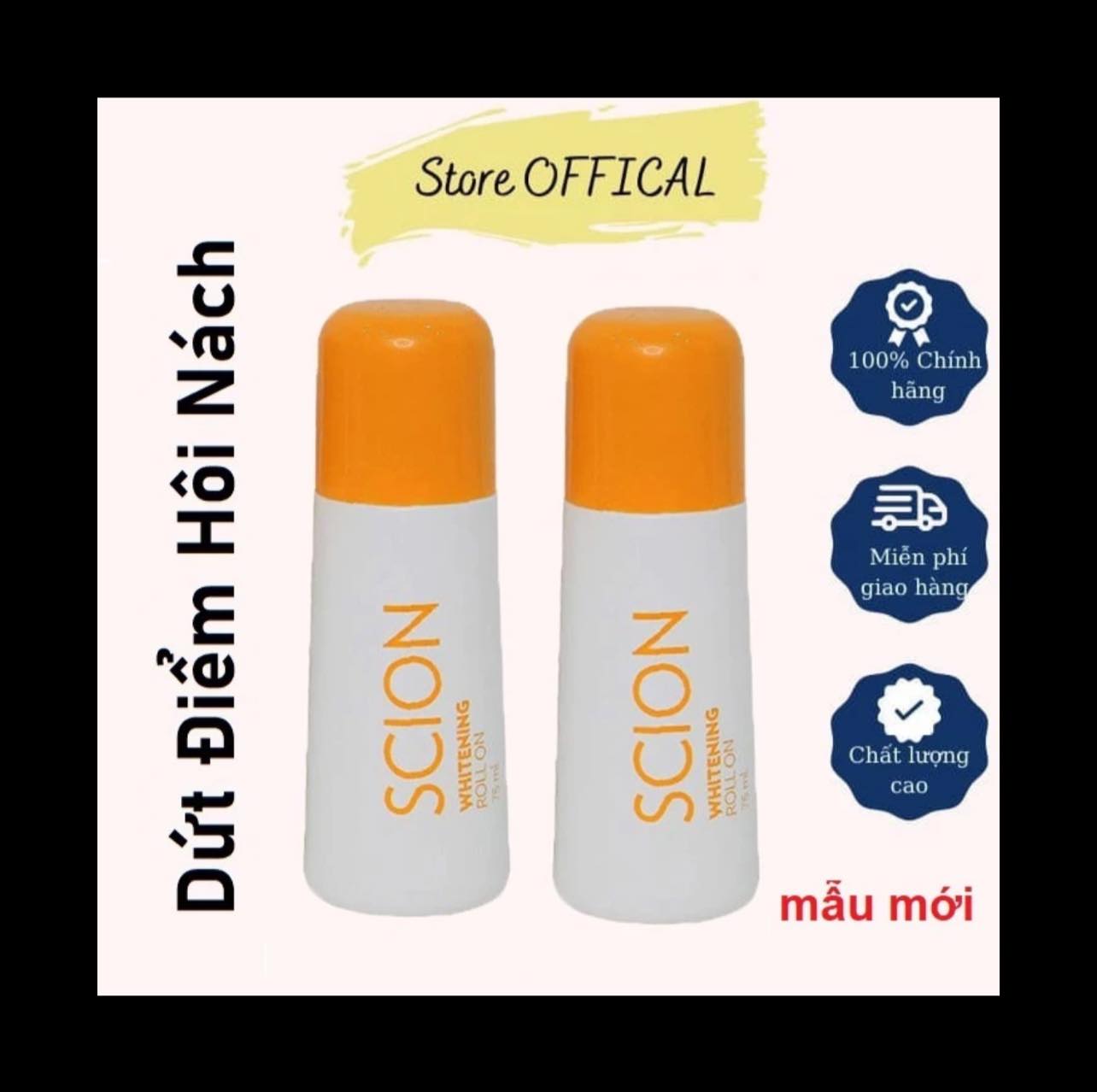Lăn Khử Mùi Scion Whitening Roll On Mẫu Mới đã tốt nay còn tốt hơn Lăn Khử Mùi Scion Whitening Roll On Mẫu Mới đã tốt nay còn tốt hơn