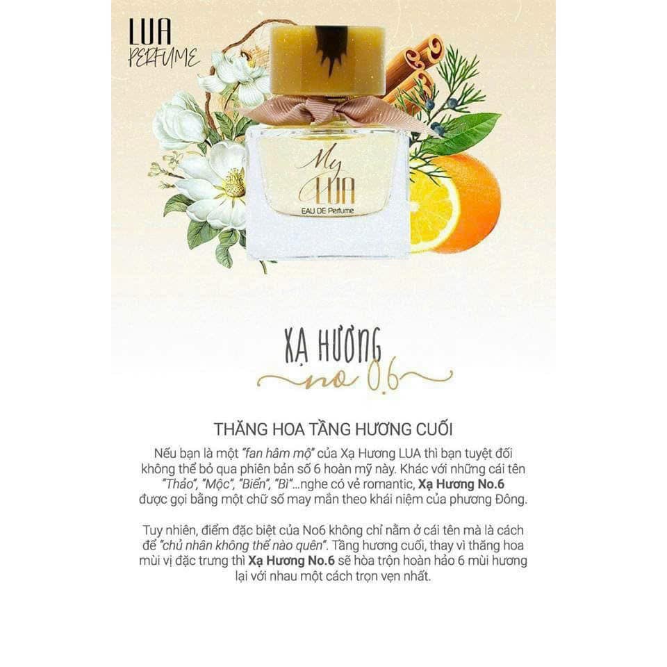 Nước Hoa Nữ My Lua No 06 35ml Lua Perfume Quyến rũ và nồng nhiệt Nước Hoa Nữ My Lua No 06 35ml Lua Perfume Quyến rũ và nồng nhiệt