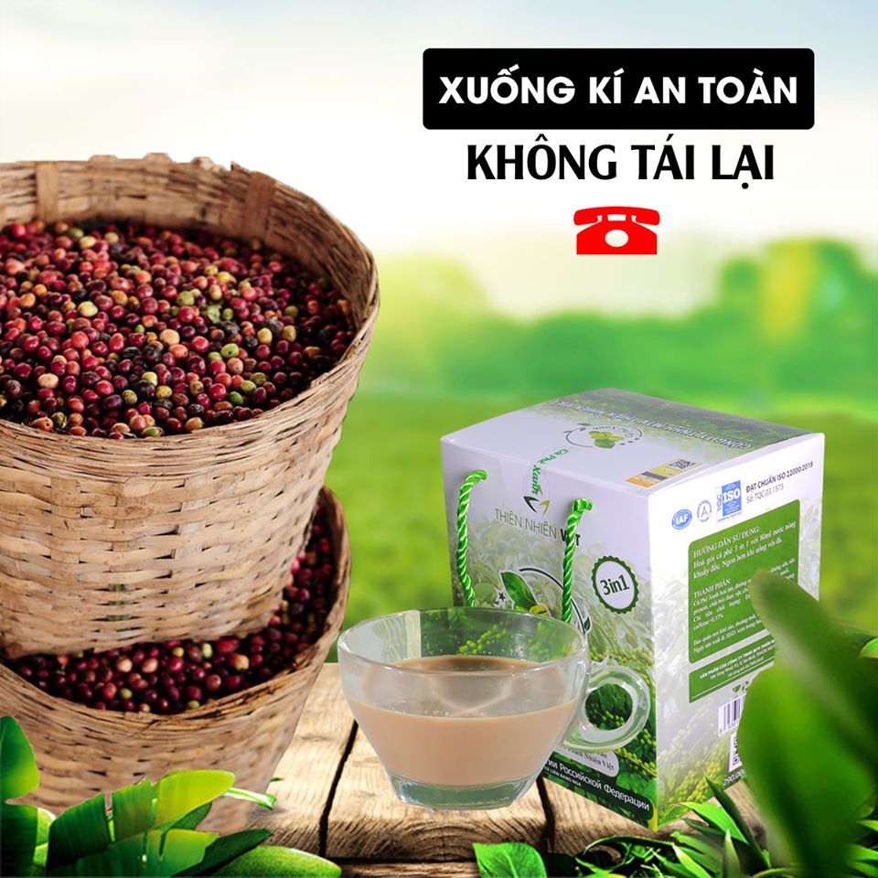 Cà phê Xanh - Uống là giảm ký - Không lo tái lại