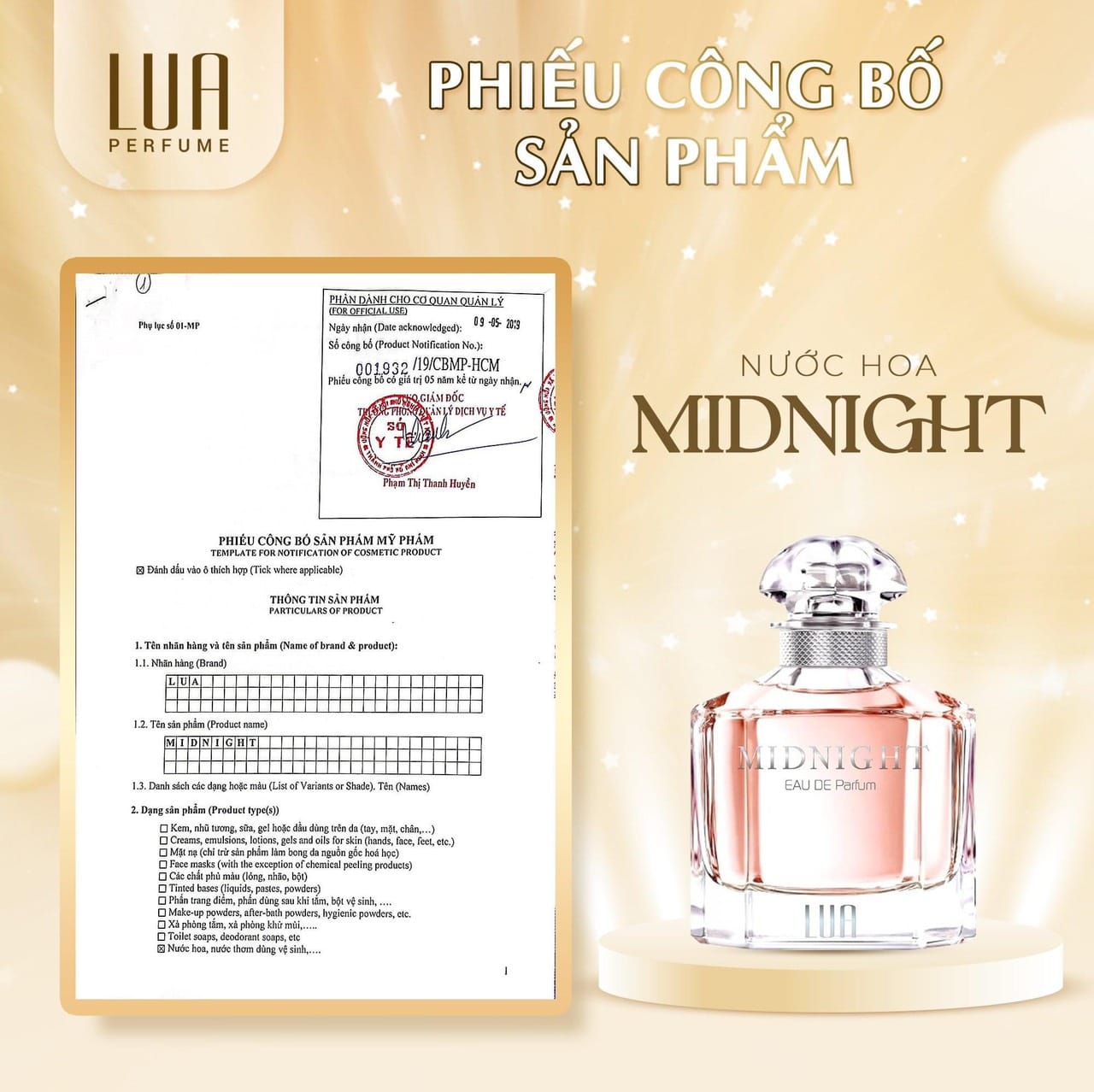 Nước Hoa Nữ Midnight 30ml Lua Perfume Nước Hoa Nữ Midnight 30ml Lua Perfume