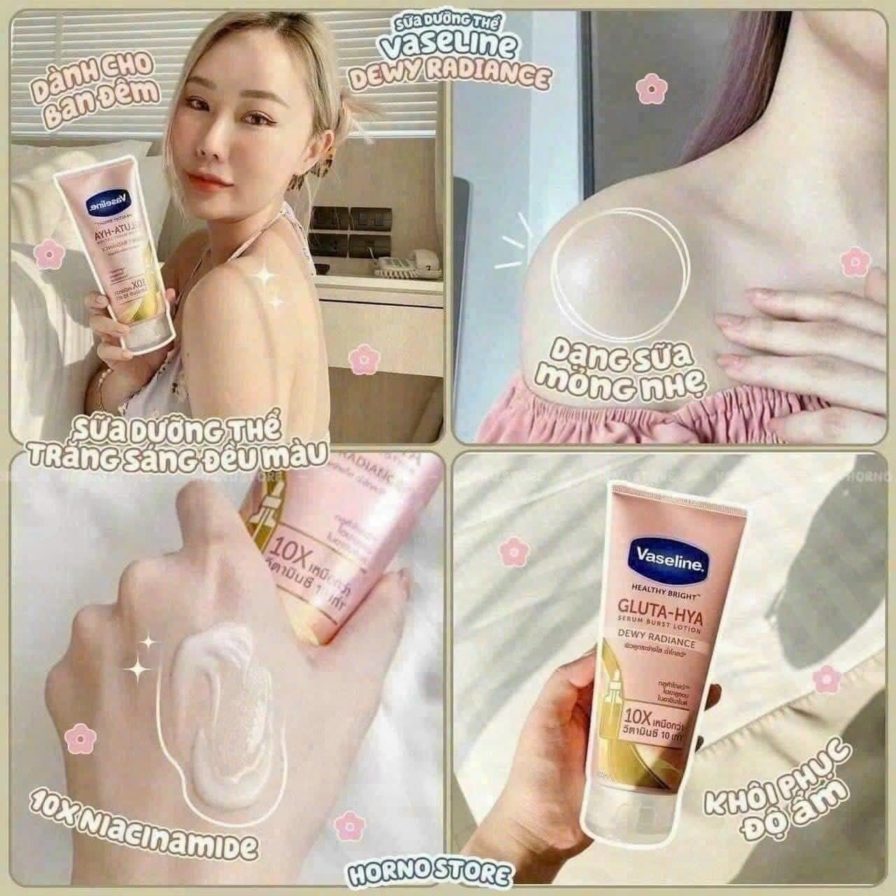 Yêu Chiều Làn Da Sữa Dưỡng Thể Vaseline 10X Màu Hồng Yêu Chiều Làn Da Sữa Dưỡng Thể Vaseline 10X Màu Hồng