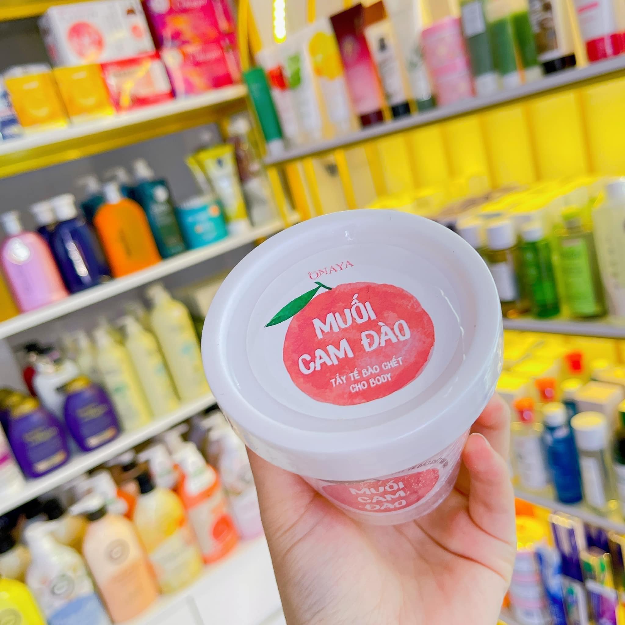 Tẩy Tế Bào Chết Onaya Muối Cam Đào Tẩy Tế Bào Chết Onaya Muối Cam Đào