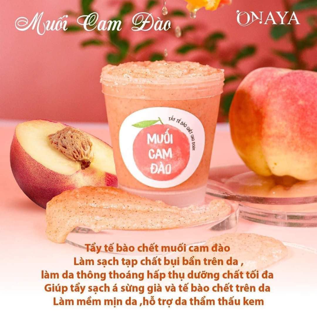 Tẩy Tế Bào Chết Onaya Muối Cam Đào Tẩy Tế Bào Chết Onaya Muối Cam Đào