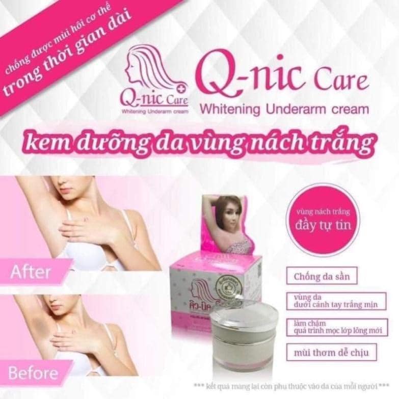 Kem Giảm Thâm Nách Q Nic Care Thái Lan Whitening Underarm Cream Kem Giảm Thâm Nách Q Nic Care Thái Lan Whitening Underarm Cream