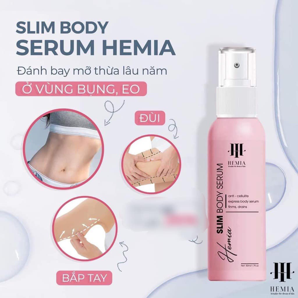 Chăm quấn eo Kem Tan Mỡ Hemia Slim Body Spray độ dáng đón tết đi các chị đẹp của em ơi Chăm quấn eo Kem Tan Mỡ Hemia Slim Body Spray độ dáng đón tết đi các chị đẹp của em ơi