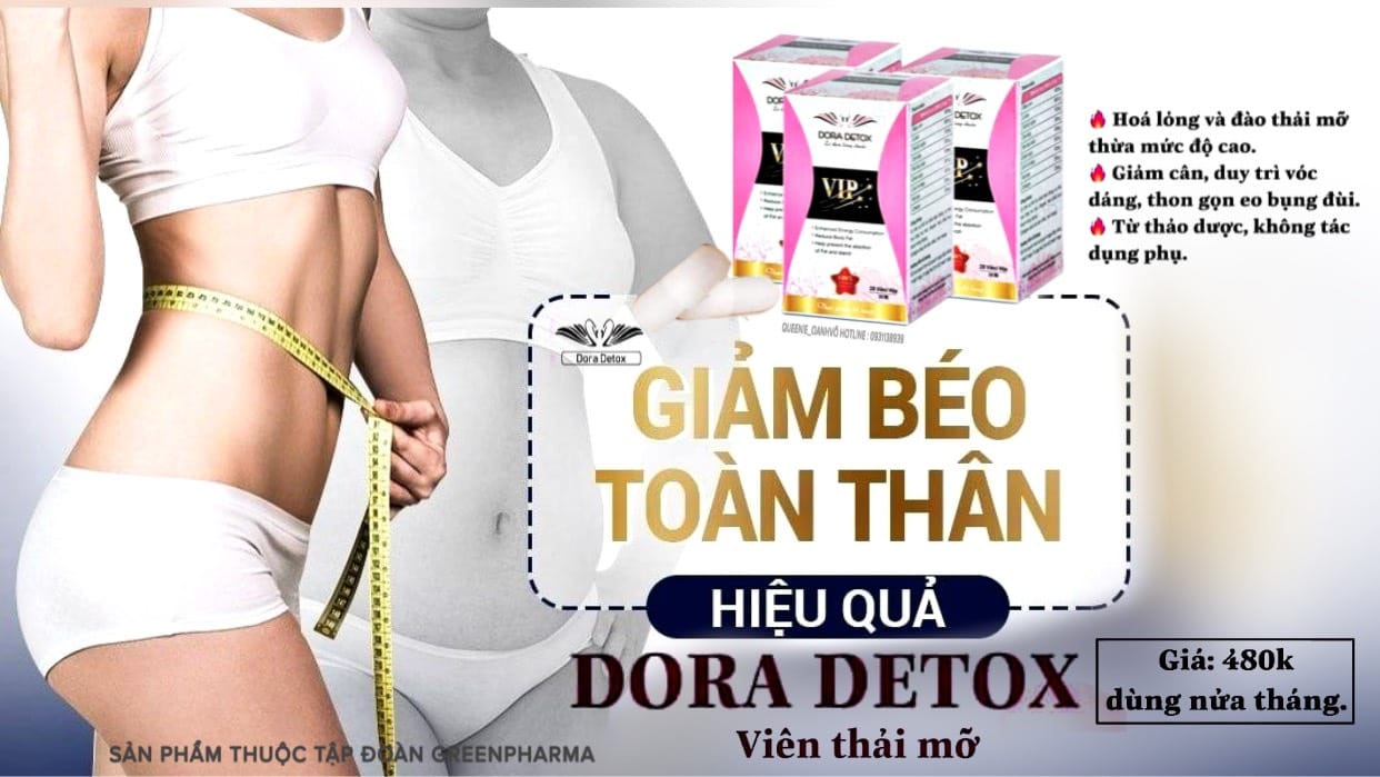Giảm cân Dora Detox Vip mới về lô mới rồi nè cả nhà Giờ hông giảm cân thì đợi đến khi nào nữa nà