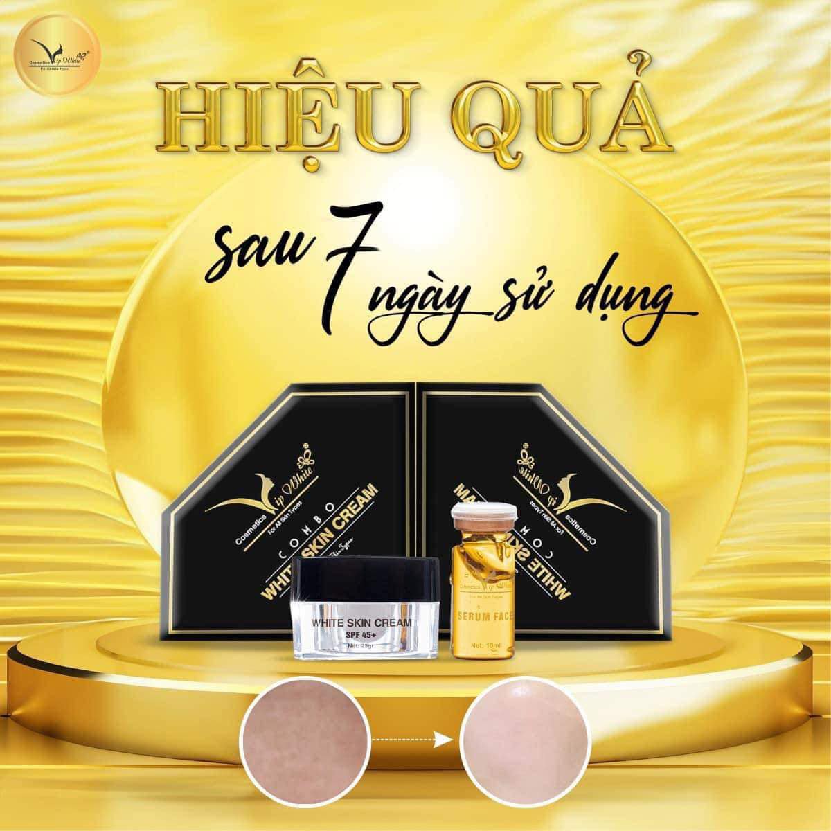 Còn gì vui hơn khi sở hữu một làn da đẹp chứ với Kem Face VIP White Tặng Kèm Serum Còn gì vui hơn khi sở hữu một làn da đẹp chứ với Kem Face VIP White Tặng Kèm Serum