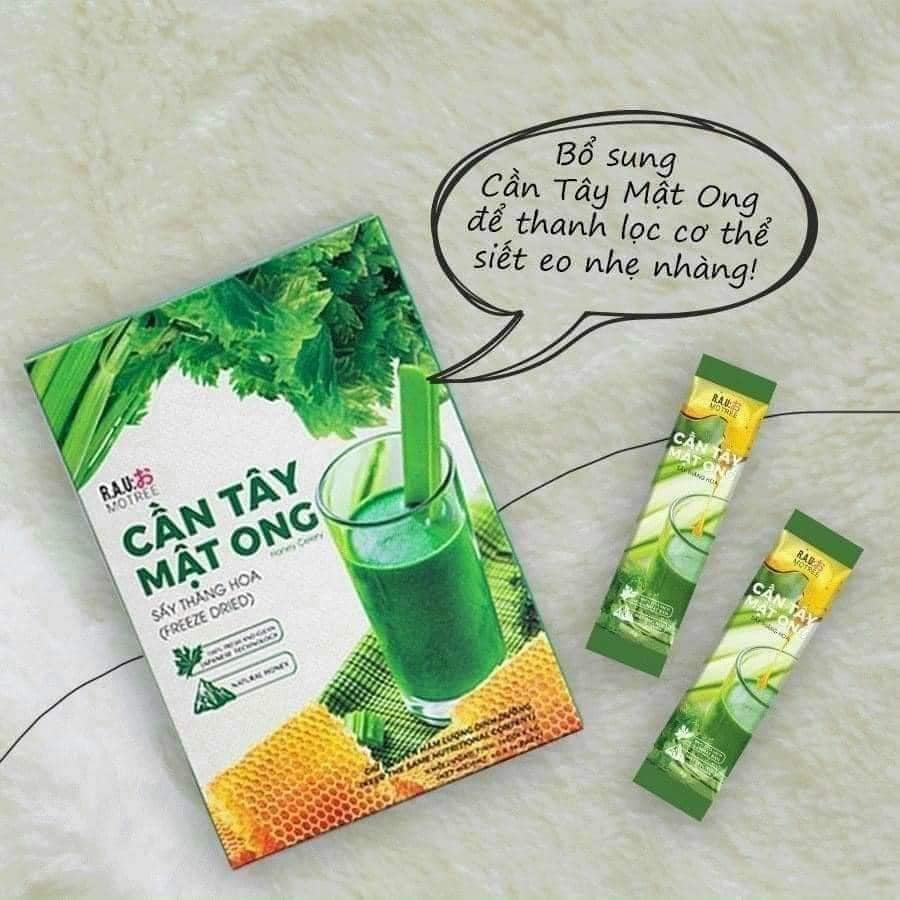 Cần tây mật ong Motree giữ trọ dưỡng chất của một ly nước Detox dinh dưỡng Cần tây mật ong Motree giữ trọ dưỡng chất của một ly nước Detox dinh dưỡng