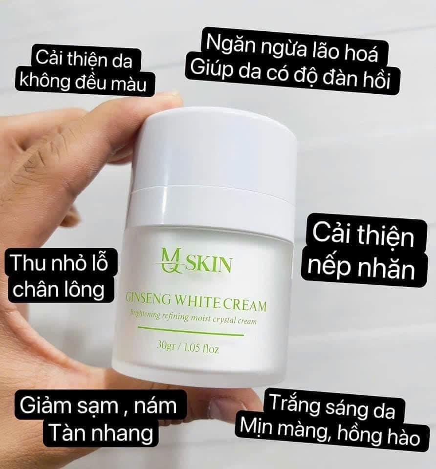 Kem Face Nhân Sâm MQ Skin tự tin với làn da không tuổi Kem Face Nhân Sâm MQ Skin tự tin với làn da không tuổi