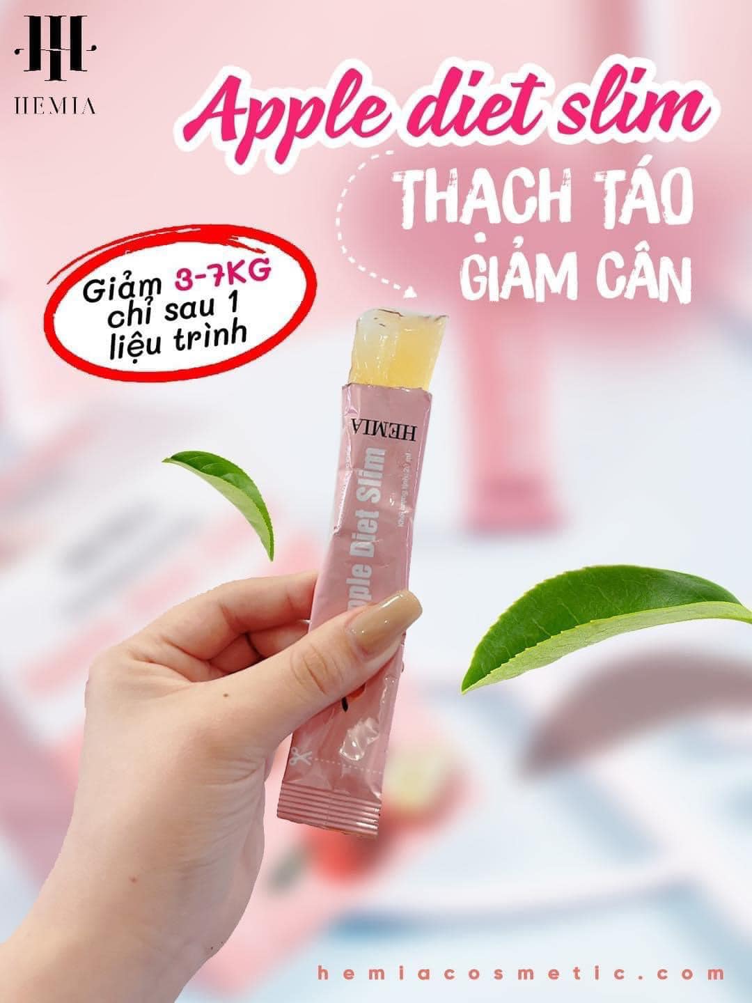 Giải pháp kiểm soát cân nặng thông minh Thạch Táo Giảm Cân Hemia Giải pháp kiểm soát cân nặng thông minh Thạch Táo Giảm Cân Hemia