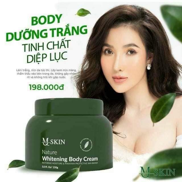 Kem Body Diệp Lục MQ Skin làn da trắng sáng hoàn toàn thiên nhiên Kem Body Diệp Lục MQ Skin làn da trắng sáng hoàn toàn thiên nhiên