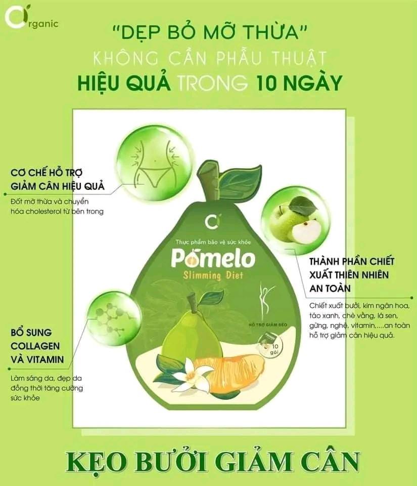 Kẹo Bưởi Giảm Cân Pomelo Ciorganic Slimming Diet Kẹo Bưởi Giảm Cân Pomelo Ciorganic Slimming Diet