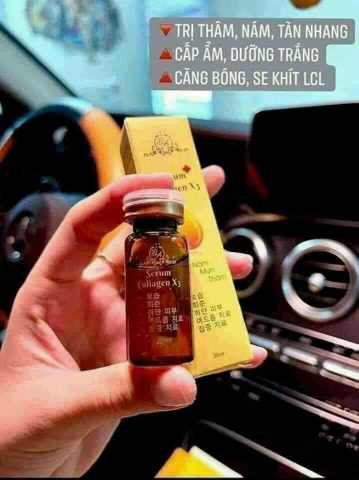 Serum Căng Bóng Da Collagen X3 Mỹ Phẩm Đông Anh Serum Căng Bóng Da Collagen X3 Mỹ Phẩm Đông Anh