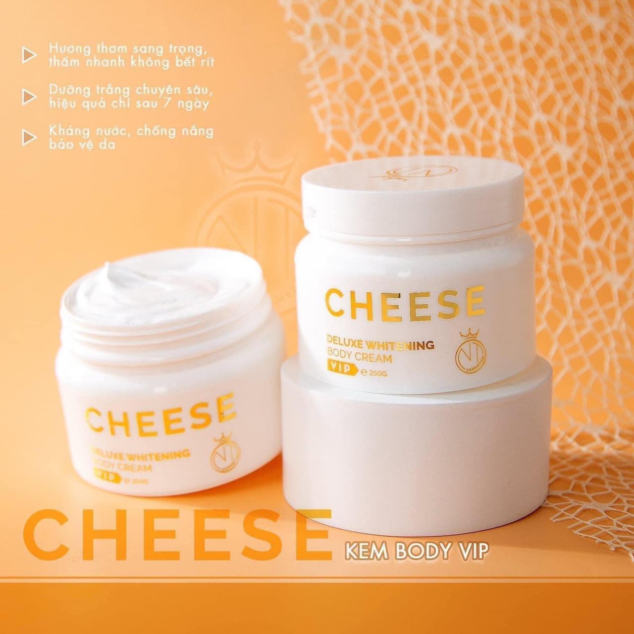 Kem Body Phô Mai Cheese Deluxe Whitening Kem Body Phô Mai Cheese Deluxe Whitening