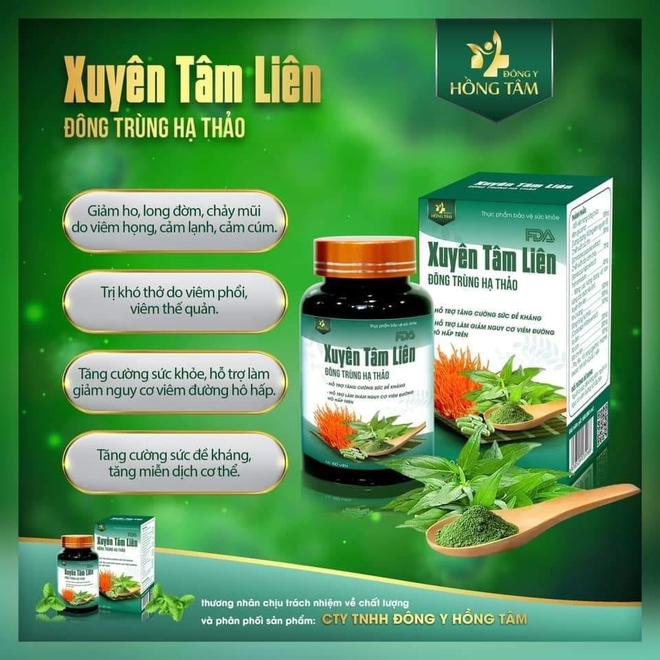 Trải nghiệm để cảm nhận hiệu quả sau 1 tuần Xuyên Tâm Liên Đông Trùng Hạ Thảo lá chắn bảo vệ từ bên trong Trải nghiệm để cảm nhận hiệu quả sau 1 tuần Xuyên Tâm Liên Đông Trùng Hạ Thảo lá chắn bảo vệ từ bên trong