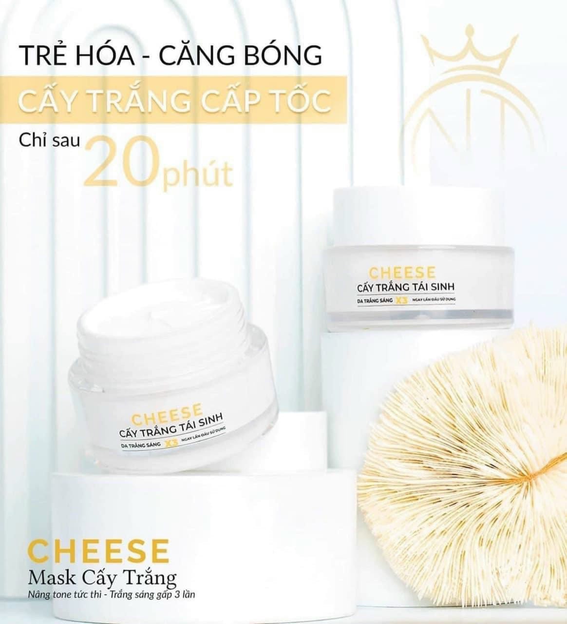 Mỗi ngày bỏ ra vài phút sử dụng Mặt Nạ Cấy Trắng Tái Sinh Cheese NT Cosmeticscho làn da trắng hồng rạng rỡ nhé Mỗi ngày bỏ ra vài phút sử dụng Mặt Nạ Cấy Trắng Tái Sinh Cheese NT Cosmeticscho làn da trắng hồng rạng rỡ nhé