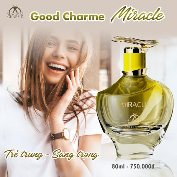Nước Hoa Nữ Good Charme Miracle 80ml Phép lạ cho những ngày vội vã Nước Hoa Nữ Good Charme Miracle 80ml Phép lạ cho những ngày vội vã