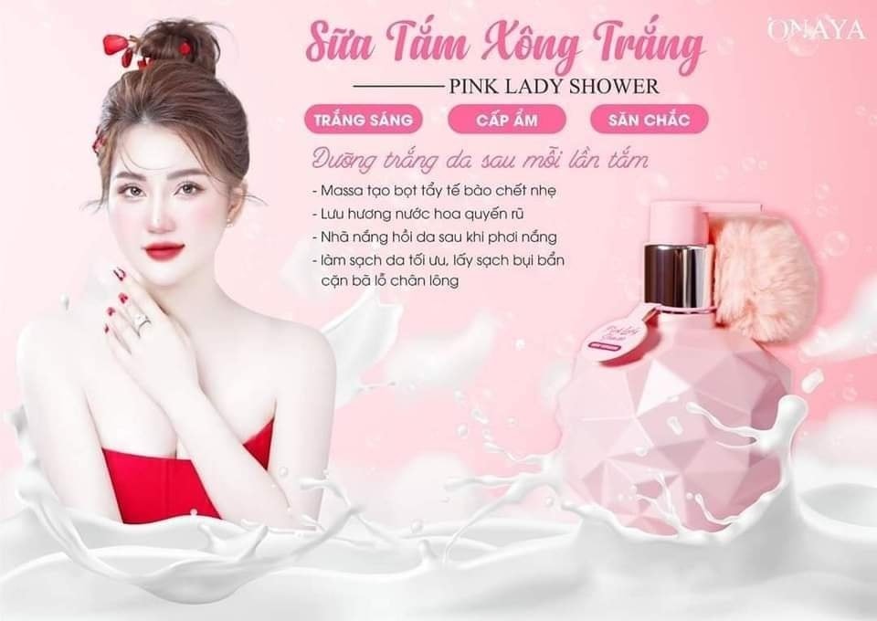 Sữa Tắm Xông Trắng Pink Lady Cái tên được săn lùng rộn ràng nhất hiện nay Sữa Tắm Xông Trắng Pink Lady Cái tên được săn lùng rộn ràng nhất hiện nay