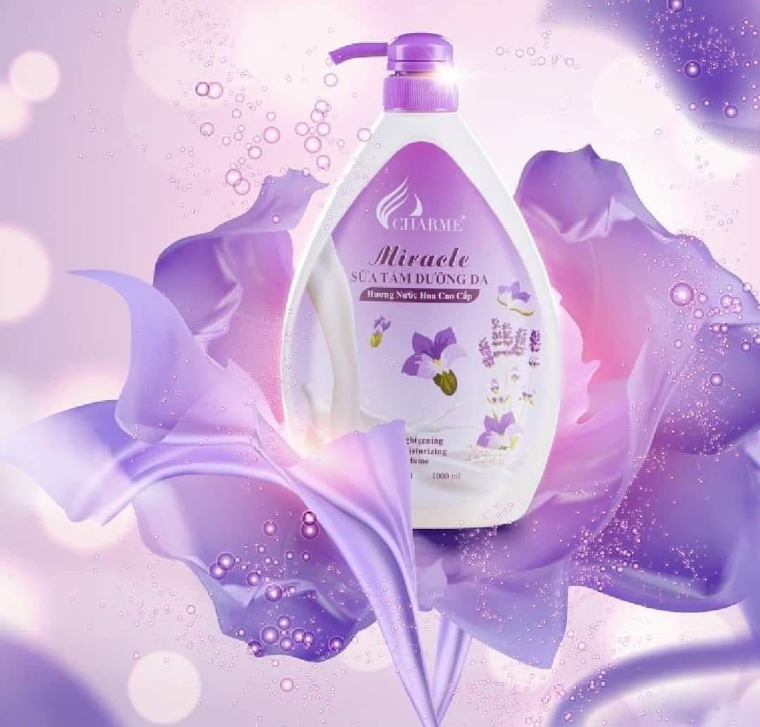 Sữa Tắm Nước Hoa Charme Miracle 1000ml Hương Lavender Sữa Tắm Nước Hoa Charme Miracle 1000ml Hương Lavender