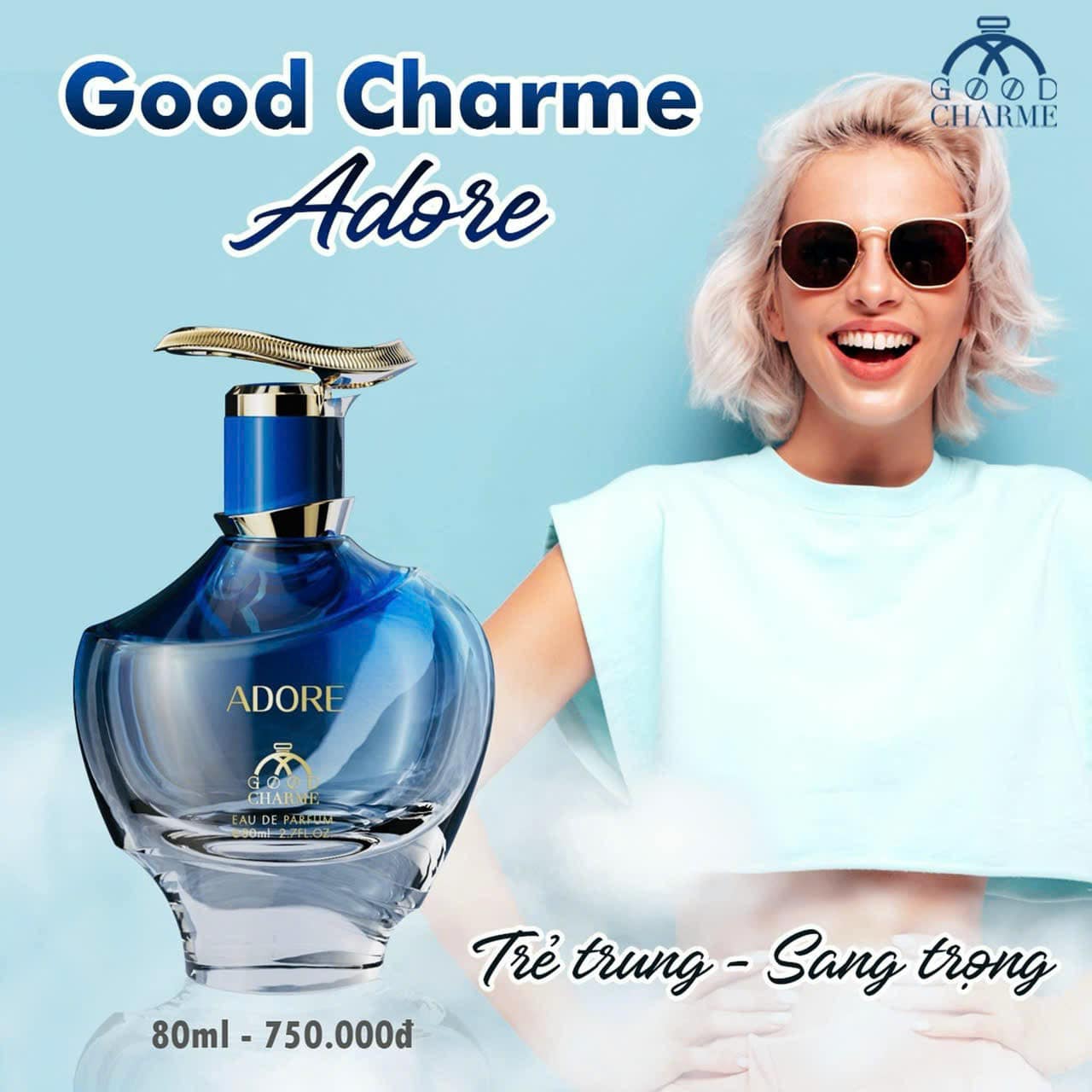 Nước Hoa Nữ Good Charme Adore phù hợp với những cô nàng có cá tính mạnh mẽ luôn tự tin về khả năng của bản thân Nước Hoa Nữ Good Charme Adore phù hợp với những cô nàng có cá tính mạnh mẽ luôn tự tin về khả năng của bản thân