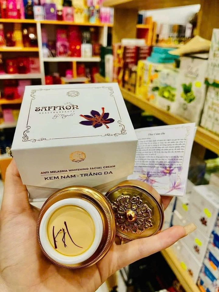Kem Face Giảm Nám Saffron Napoli Hải Âu Việt tinh hoa thần dược từ hoa nghệ tây Kem Face Giảm Nám Saffron Napoli Hải Âu Việt tinh hoa thần dược từ hoa nghệ tây