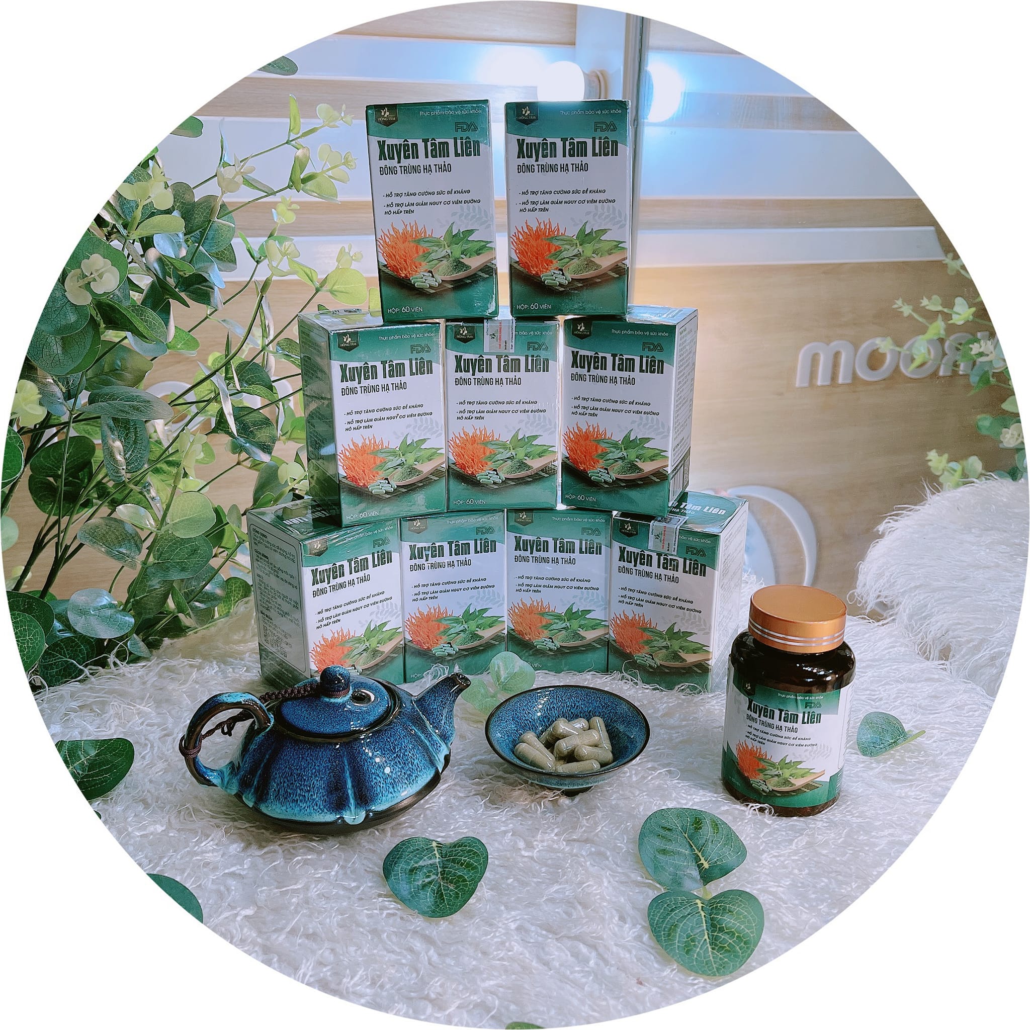 Viên uống Xuyên Tâm Liên Đông Trùng Hạ Thảo Đông Y Hồng Tâ giải pháp an toàn bảo vệ sức khoẻ gia đình Viên uống Xuyên Tâm Liên Đông Trùng Hạ Thảo Đông Y Hồng Tâ giải pháp an toàn bảo vệ sức khoẻ gia đình