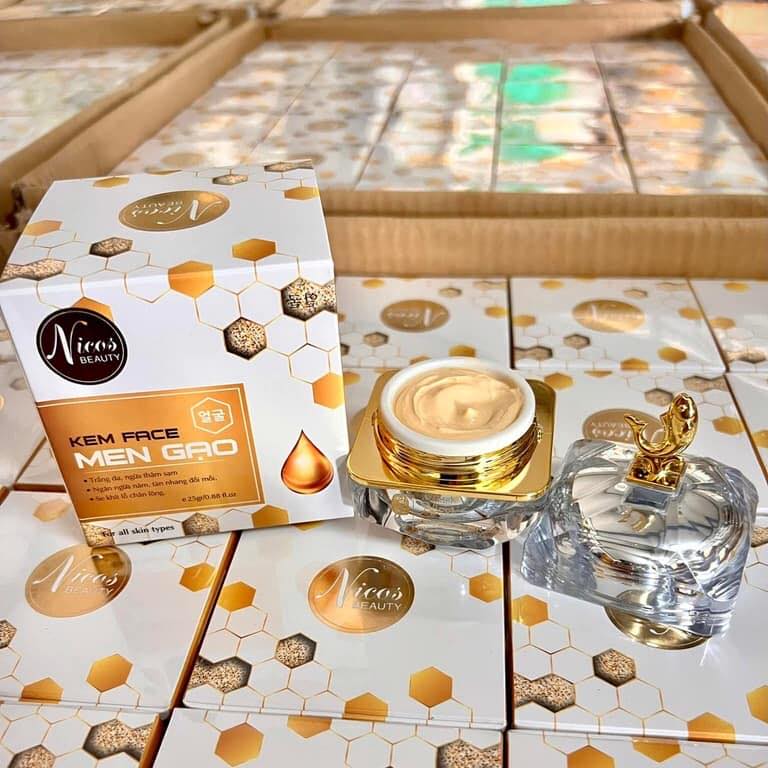 Kem Face Men Gạo Nicos Beauty