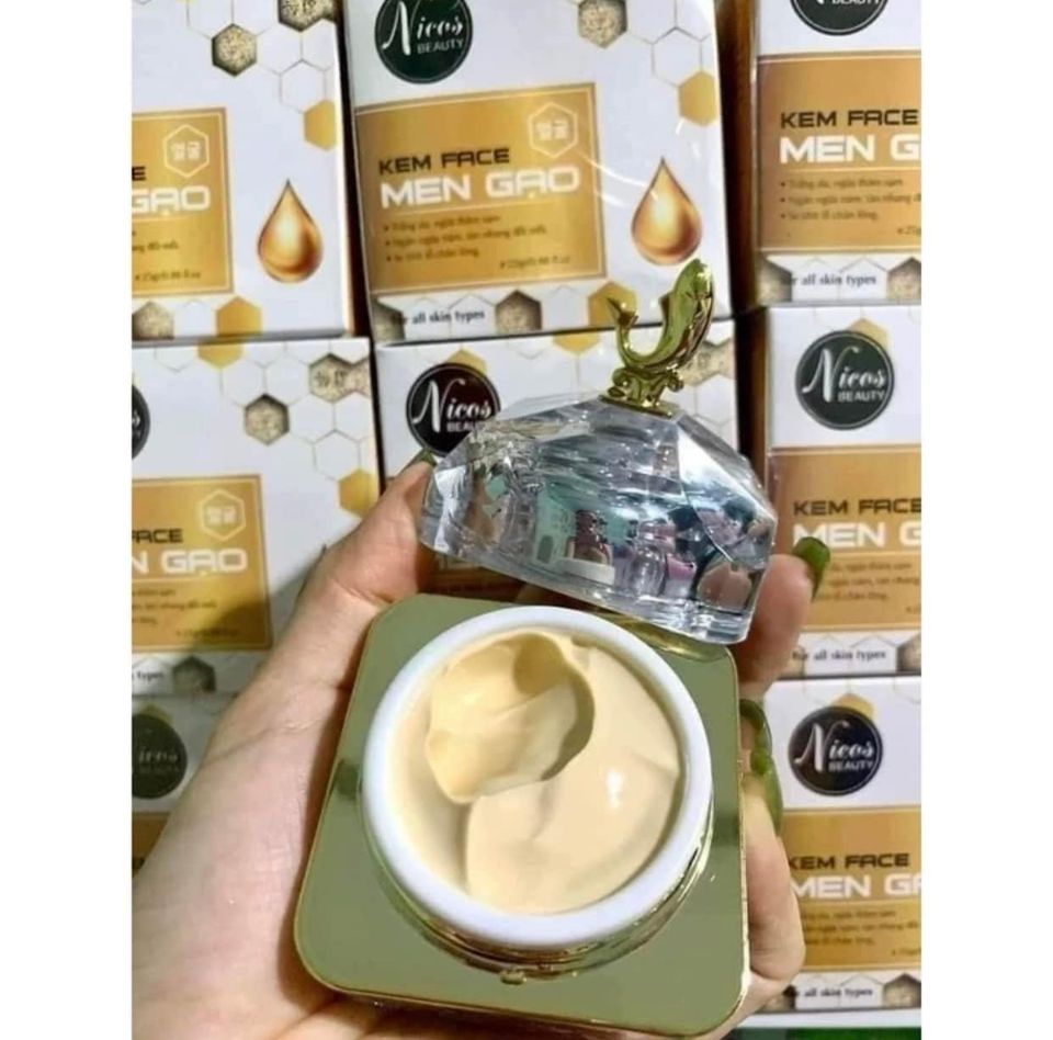 Kem Face Men Gạo Nicos Beauty Kem Face Men Gạo Nicos Beauty