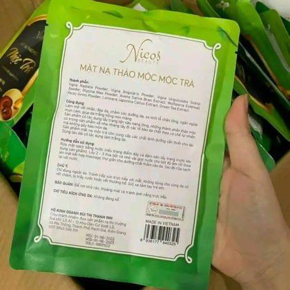 Mặt nạ thảo mộc mộc trà - mộc đông y gia truyền phiên bản mới Mặt nạ thảo mộc mộc trà - mộc đông y gia truyền phiên bản mới