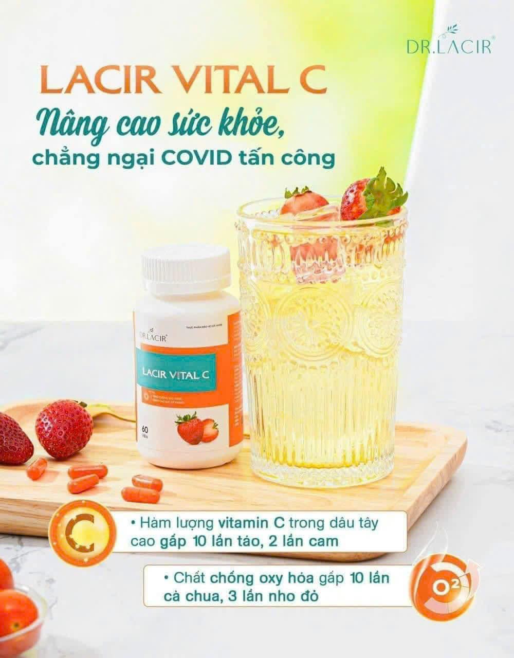 Viên Uống Vitamin Lacir Viral C Dr Lacir 60 viên Viên Uống Vitamin Lacir Viral C Dr Lacir 60 viên