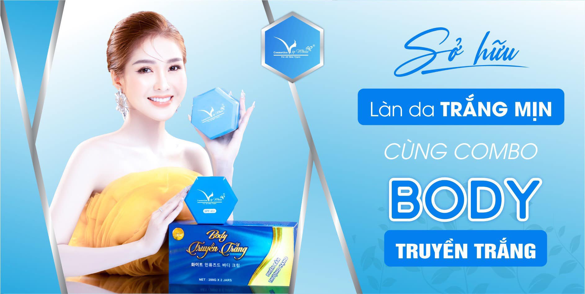 Combo trắng da cực nhanh mùa Tết Combo trắng da cực nhanh mùa Tết