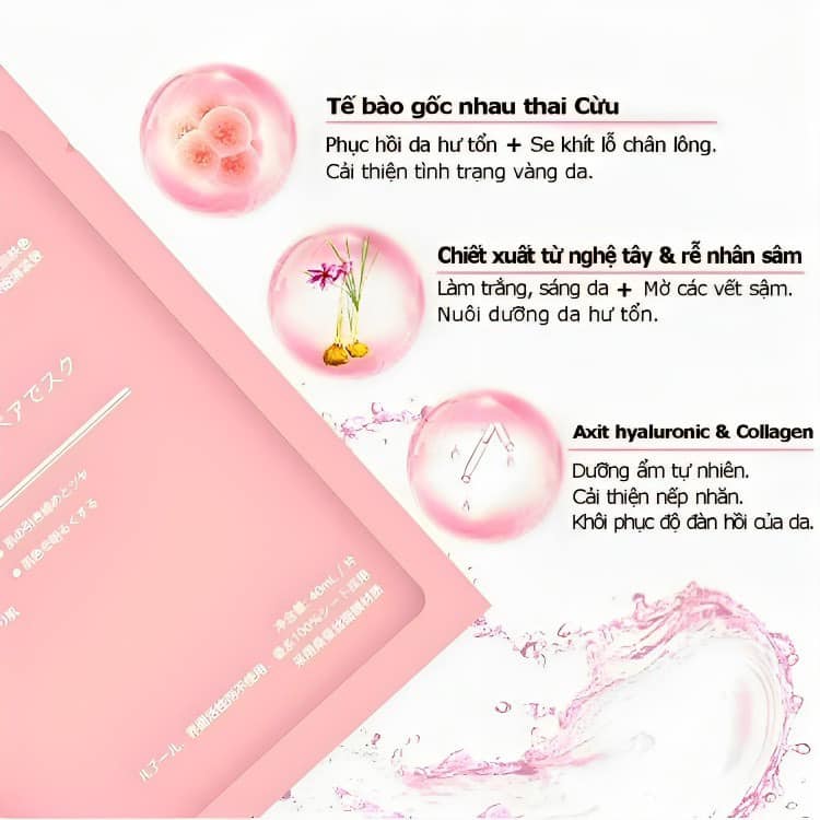 10 Miếng Mặt Nạ Nhau Thai Cừu Rwine Beauty 10 Miếng Mặt Nạ Nhau Thai Cừu Rwine Beauty