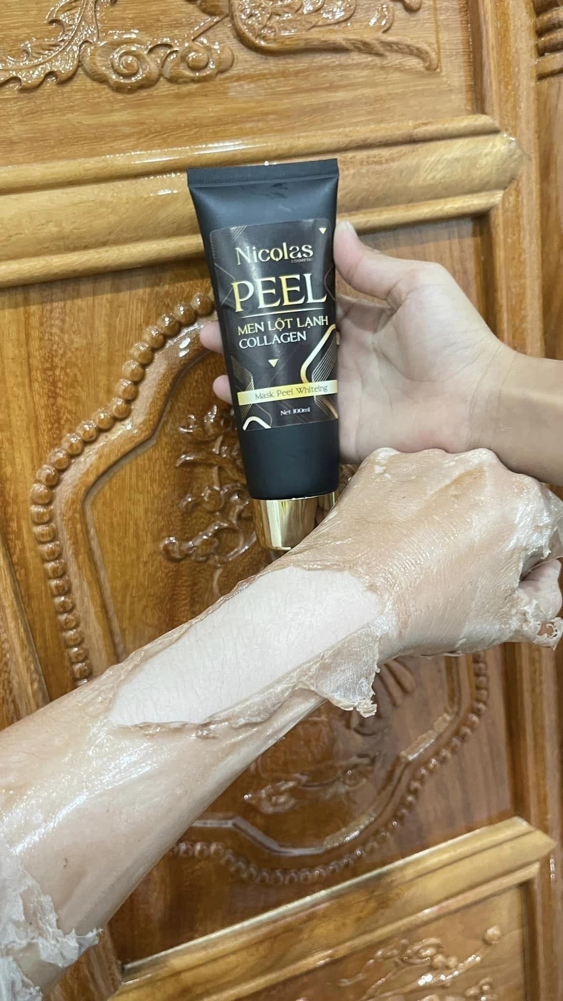 Da trắng mặc gì cũng đẹp với Men lột lạnh collagen Nicolas Da trắng mặc gì cũng đẹp với Men lột lạnh collagen Nicolas