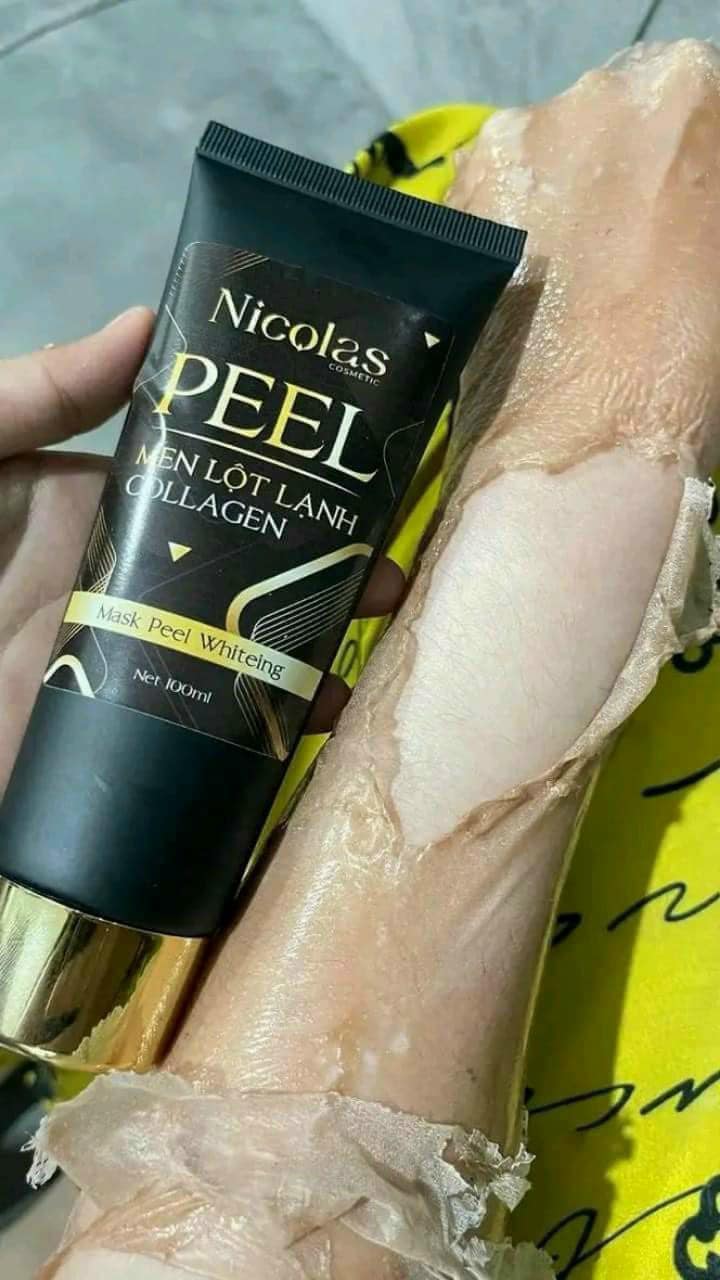 Da trắng mặc gì cũng đẹp với Men lột lạnh collagen Nicolas Da trắng mặc gì cũng đẹp với Men lột lạnh collagen Nicolas