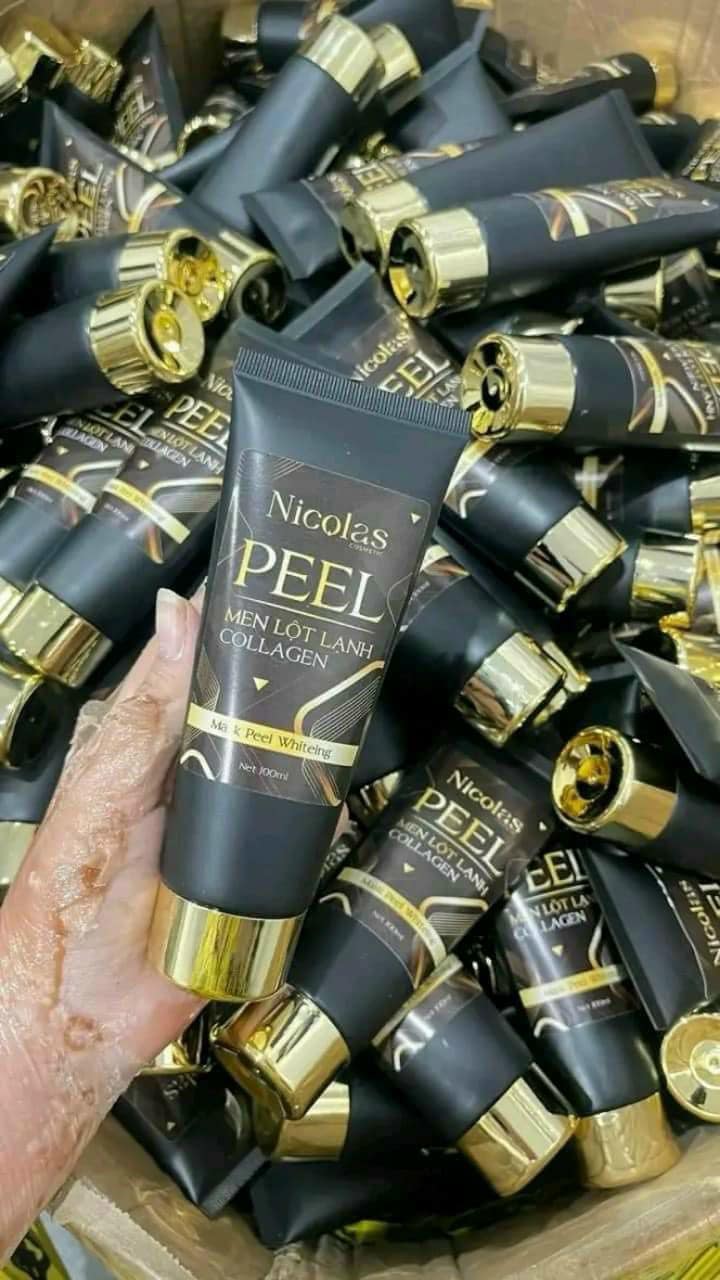 Da trắng mặc gì cũng đẹp với Men lột lạnh collagen Nicolas Da trắng mặc gì cũng đẹp với Men lột lạnh collagen Nicolas
